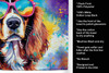 Cavalier Spaniel Hippie Dawg Kitchen Towel Dish Cloths DAC2483 product image at NuMercy 5