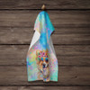 Pomeranian Hippie Dawg Kitchen Towel Dish Cloths DAC2539 product image at NuMercy 4