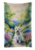 Westie Spring Path Kitchen Towel Dish Cloths product image at NuMercy