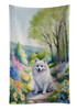 American Eskimo Spring Garden Kitchen Towel Dish Cloths product image at NuMercy