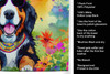 Bernese Mountain Dog Hippie Dawg Kitchen Towel Dish Cloths DAC2458 product image at NuMercy 5