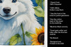 American Eskimo in Sunflowers Kitchen Towel Dish Cloths product image at NuMercy 5