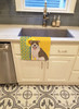 Summer Sunflowers Fawn Brindle Pit Bull Terrier Kitchen Towel Dish Cloths product image at NuMercy 2