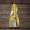 Summer Sunflowers Fawn Brindle Pit Bull Terrier Kitchen Towel Dish Cloths product image at NuMercy 4