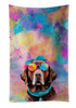 Chocolate Labrador Hippie Dawg Kitchen Towel Dish Cloths DAC2525 product image at NuMercy