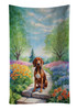 Redbone Coonhound Spring Path Kitchen Towel Dish Cloths product image at NuMercy