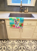 Westie Hippie Dawg Kitchen Towel Dish Cloths DAC2572 product image at NuMercy 2
