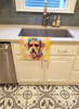 Airedale Terrier Hippie Dawg Kitchen Towel Dish Cloths product image at NuMercy 2