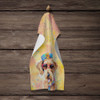 Airedale Terrier Hippie Dawg Kitchen Towel Dish Cloths product image at NuMercy 4