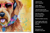 Airedale Terrier Hippie Dawg Kitchen Towel Dish Cloths product image at NuMercy 5