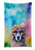 Poodle Hippie Dawg Kitchen Towel Dish Cloths product image at NuMercy