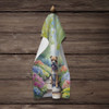 Border Terrier Spring Path Kitchen Towel Dish Cloths product image at NuMercy 4