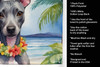 American Hairless Terrier Luau Kitchen Towel Dish Cloths product image at NuMercy 5