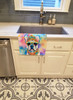 French Bulldog Hippie Dawg Kitchen Towel Dish Cloths DAC2505 product image at NuMercy 2
