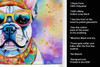 French Bulldog Hippie Dawg Kitchen Towel Dish Cloths DAC2505 product image at NuMercy 5