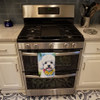 Bichon Frise Luau Kitchen Towel Dish Cloths DAC6373 product image at NuMercy 3