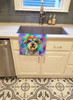 Schnauzer Hippie Dawg Kitchen Towel Dish Cloths DAC2552 product image at NuMercy 2