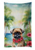 Brussels Griffon Luau Kitchen Towel Dish Cloths DAC6392 product image at NuMercy