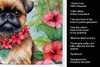 Brussels Griffon Luau Kitchen Towel Dish Cloths DAC6392 product image at NuMercy 5