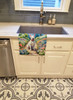 Bull Terrier Spring Path Kitchen Towel Dish Cloths DAC6586 product image at NuMercy 2