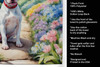 Bull Terrier Spring Path Kitchen Towel Dish Cloths DAC6586 product image at NuMercy 5