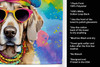 Weimaraner Hippie Dawg Kitchen Towel Dish Cloths DAC2568 product image at NuMercy 5