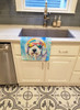Old English Sheepdog Hippie Dawg Kitchen Towel Dish Cloths DAC2535 product image at NuMercy 2
