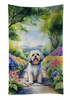 Lhasa Apso Spring Path Kitchen Towel Dish Cloths product image at NuMercy