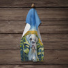 Boxer in Sunflowers Kitchen Towel Dish Cloths DAC6038 product image at NuMercy 4
