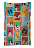 Lots of Tricolor Papillon Kitchen Towel Dish Cloths product image at NuMercy