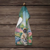 Pekingese Spring Path Kitchen Towel Dish Cloths product image at NuMercy 4