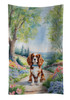 Cavalier Spaniel Spring Path Kitchen Towel Dish Cloths DAC6593 product image at NuMercy