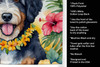 Bernedoodle Luau Kitchen Towel Dish Cloths product image at NuMercy 5