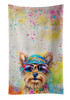 Yorkshire Terrier Hippie Dawg Kitchen Towel Dish Cloths DAC2577 product image at NuMercy