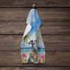 Scottish Deerhound Luau Kitchen Towel Dish Cloths product image at NuMercy 4