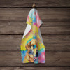 Yellow Labrador Hippie Dawg Kitchen Towel Dish Cloths DAC2529 product image at NuMercy 4