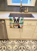 Boston Terrier Luau Kitchen Towel Dish Cloths DAC6383 product image at NuMercy 2