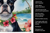 Boston Terrier Luau Kitchen Towel Dish Cloths DAC6383 product image at NuMercy 5