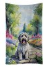 Bergamasco Sheepdog Spring Path Kitchen Towel Dish Cloths product image at NuMercy