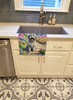 Bergamasco Sheepdog Spring Path Kitchen Towel Dish Cloths product image at NuMercy 2