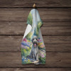 Bergamasco Sheepdog Spring Path Kitchen Towel Dish Cloths product image at NuMercy 4