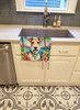 Fox Terrier Luau Kitchen Towel Dish Cloths DAC6434 product image at NuMercy 2