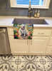 English Bulldog Spring Path Kitchen Towel Dish Cloths DAC6621 product image at NuMercy 2