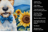 Fox Terrier in Sunflowers Kitchen Towel Dish Cloths product image at NuMercy 5