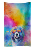 Old English Sheepdog Hippie Dawg Kitchen Towel Dish Cloths DAC2534 product image at NuMercy