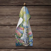 Samoyed Spring Path Kitchen Towel Dish Cloths product image at NuMercy 4