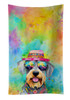 Schnauzer Hippie Dawg Kitchen Towel Dish Cloths DAC2554 product image at NuMercy