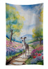 Whippet Spring Path Kitchen Towel Dish Cloths product image at NuMercy