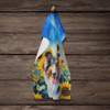 Collie in Sunflowers Kitchen Towel Dish Cloths product image at NuMercy 4