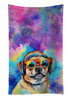 Pug Hippie Dawg Kitchen Towel Dish Cloths DAC2543 product image at NuMercy
